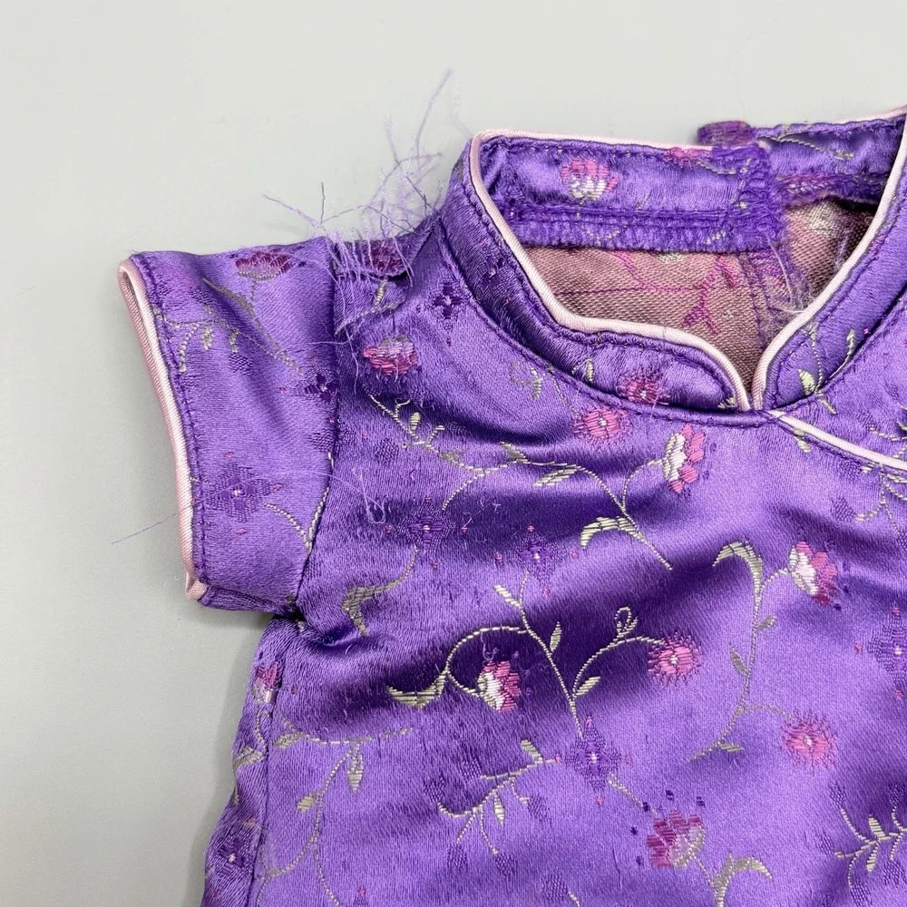 Bitty Baby Twins American Girl Doll Pretty Plum Dress Shoe Tights Outfit Read